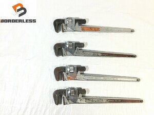 [ free shipping *.4 pcs set!]HIT pipe wrench 600mm×4ps.@88433