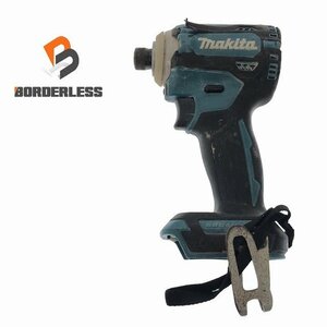 ☆中古品☆ makita マキタ 18V 充電式インパクトドライバー TD171D 青/ブルー ※バンパーが外れかけている 88672