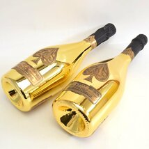 2本セット 未開栓 アルマンド ブリニャック ブリュット ゴールド 750ml 12.5% 収納袋・ケース付 ARMAND DE BRIGNAC BRUT GOLD_画像7