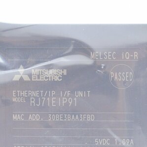 未使用 三菱電機 EtherNet/IPネットワークインタフェースユニット RJ71EIP91 2023年製 箱無し MITSUBISHI ELECTRIC MELSEC iQ-Rの画像4