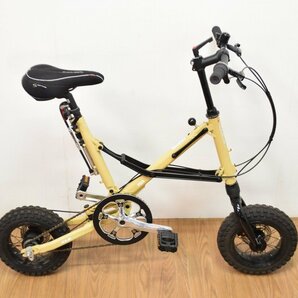 美品 OXbikes PECO Buccho 12インチ折りたたみ自転車 3段変速 折りたたみ時寸法長さ780×高さ1140×幅340mm ファットタイヤ ペコ ブッチョの画像2