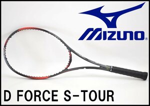 ミズノ 軟式用 テニスラケット D FORCE S-TOUR フレアレッド×スペースブラック 全長約69cm グリップサイズ00 ディーフォース MIZUNO