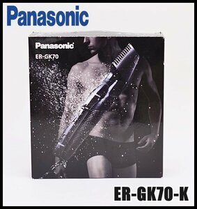 新品 Panasonic ボディトリマー ER-GK70-K ブラック 長さ調節約2mm～9mm 直刃＋2種類のアタッチメント パナソニック