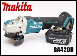 マキタ 100mm 充電式ディスクグラインダ GA420D 18V 6.0Ah バッテリBL1830 makita