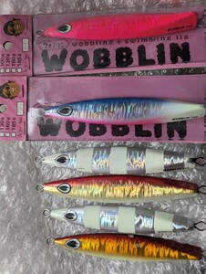 スミス SMITH ウォブリン 未開封 中古 6本セット 青物 根魚 タチウオ サワラ サクラマス 伊勢湾 ジギング ジグ