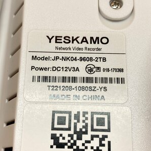 モニター YESKAMO JP-NK04-9608-2TB ネットワークビデオレコーダー サテイゴーの画像6