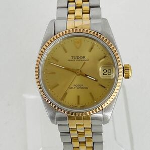 TUDOR チュードル チューダー Oyster Date オイスターデイト 72033 32mm Men’s メンズ watch 腕時計 AT 自動巻 YG SS 金 稼働中の画像1