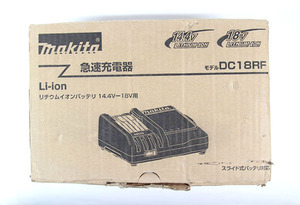 【未使用】 Makita マキタ 純正 急速充電器 DC18RF 14.4V-18V　(6261)