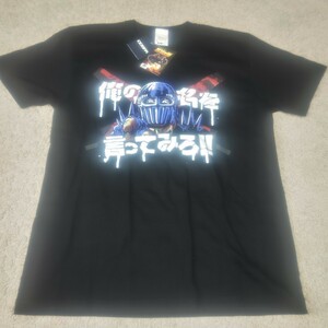 【未使用】タグ付き COSPA コスパ 北斗の拳 ジャギ プリントTシャツ Lサイズ 黒 ブラック 俺の名を言ってみろ!!Tシャツ 原哲夫 アニメT