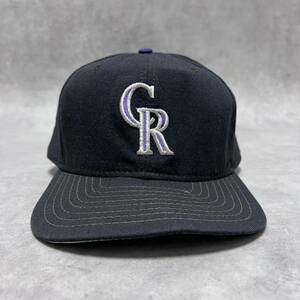 90s USA製 NEW ERA ニューエラ スナップバッグキャップ コロラド・ロッキーズ Colorado Rockies MLB