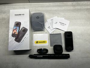 【中古】Insta360 X3 見えない自撮り棒 カバー おまけ付き アクションカメラ