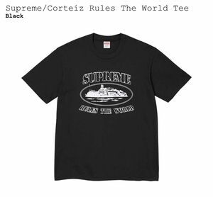 Supreme Corteiz Rules The World Tee Black Medium シュプリーム Tシャツ ブラック