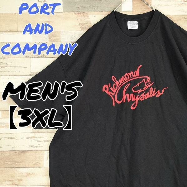 M24【PORT and COMPANY】ビックシルエット プリント Tシャツ