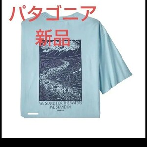 パタゴニア　メンズ・スタンドアップ・ウッドカット・オーガニック・Tシャツ　サイズM