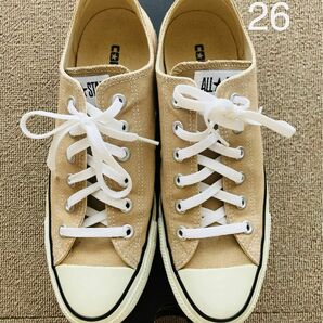 コンバース オールスター 26cm ベージュ CONVERSE ローカット