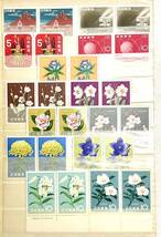 【未使用】1960年～1970年まで発行の日本切手 78枚＋1950年代第一次円単位切手（オオムラサキなど） 6枚(うち消印付き2枚) 計84枚_画像5