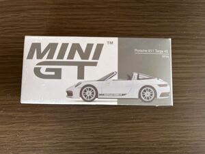 Porsche 911 targa 4S white MINI GT 1/64 992 新品未開封