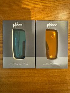 ploom x フロントパネル　マンゴーイエロー　オーシャンブルー　2個セット　