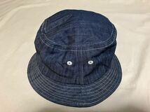 新品 NATAL DESIGN × clef デニム ハット DENIM HAT ネイタルデザイン 帽子 ハット キャンプ ミリタリー バケットハット GO OUT キャップ_画像3