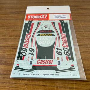 STUDIO27 1/24 JAGUAR XJR-9 Castrol 1988/89/90 （ST27-DC206C）デカール