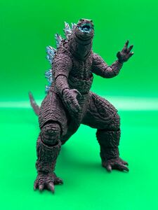 中古品 S.H.Monsterarts ゴジラ(2021) ゴジラVSコング版 約160mm モンスターアーツ