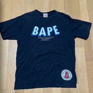 BAPE APE 半袖Tシャツ XL スパイダーマン　マーベル　コラボ