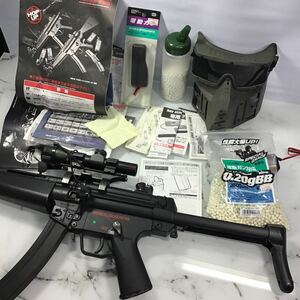 オートマチック電動エアーガン　MP5 Heckler &Koch 18歳以上〜　Kal1.9mm×19 スコープ　エアーガンサバゲー