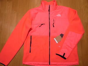 【送料無料 即決】海外限定 THE NORTH FACE DENALI JACKET BRILLIANT CORAL XL新品デナリ フリース ジャケットPOLARTEC 赤ピンク日本未展開