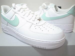 【送料無料 即決】NIKE WMNS AIR FORCE 1 07 WHITE/JADE ICE メンズ28.5cm相当 新品 白ホワイトxジェイド アイス エアフォース1 DD8959-113