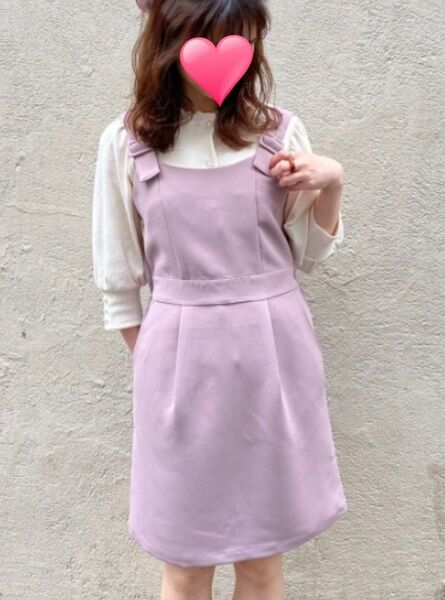 MAJESTIC LEGON バックレースアップジャンスカ ピンク