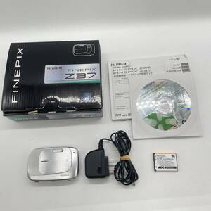 【動作確認済・希少品・状態極美品】FUJIFILM FINEPIX Z37 SILVER　コンデジ　デジカメ　デジタルカメラ　シャッター&フラッシュ動作OK