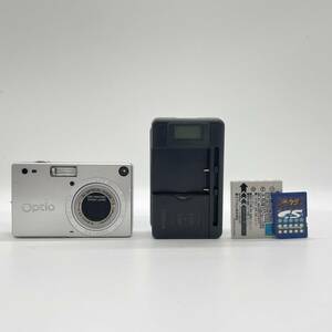 【動作確認済】PENTAX Optio S SILVER　コンデジ　デジカメ　デジタルカメラ　シャッター&フラッシュ動作OK