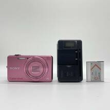 【動作確認済】SONY Cyber-Shot DSC-WX220　PINK　コンデジ　デジカメ　デジタルカメラ　シャッター&フラッシュ動作OK_画像1