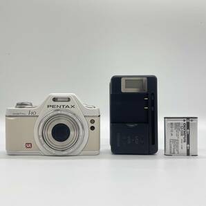 【動作確認済】PENTAX Optio l-10 WHITE コンデジ デジカメ デジタルカメラ シャッター&フラッシュ動作OKの画像1