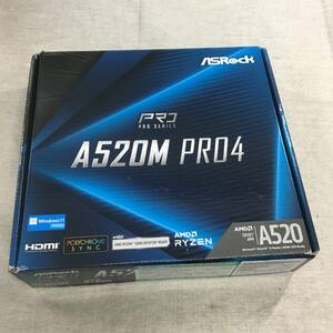 現状品 ASRock AMD Ryzen 3000/4000シリーズ(Soket AM4)対応 A520チップセット搭載 Micro ATX マザーボード A520M Pro4