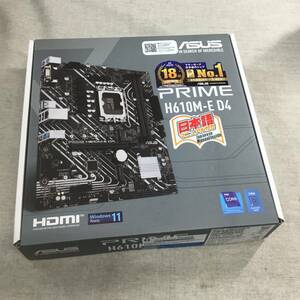 現状品 ASUS INTEL 第12世代CPU(LGA1700)対応 H610 チップセット mic-ATX マザーボード PRIME H610M-E D4