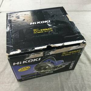 未使用 HiKOKI(ハイコーキ) 旧 日立工機 AC100V 丸のこ のこ刃径165mm 最大切込み深さ57mm アルミベース仕様 FC6MA3