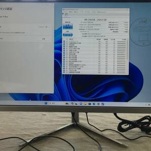 現状品 UZZ 液晶一体型 デスクトップパソコン インテル CORE I5-2520M メモリー 8GB/256GB ROM Windows 11 Proの画像3