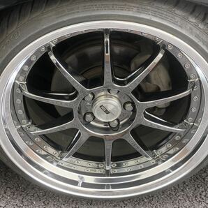 20インチ SSR SP3 9.5J＋30 9.5J＋5 225/35 歪み有り 4本セット 5穴 PCD114.3 深リムの画像2