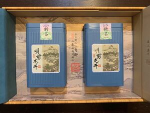 明前龍井茶2個セット　ロンジン茶　特級 Long Jing Tea