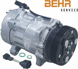 【M’s】 VW ティグアン 5N トゥーラン 1T シャラン 7N BEHR エアコン AC A/C コンプレッサー OEM パーツ 部品 1J0820803N 1J0-820-803N