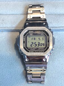 【送料無料】CASIO カシオ G-SHOCK 腕時計 GMW-B5000D-1JF 電波受信 電波ソーラー マルチバンド6 Bluetooth搭載 メタルバンド シルバー