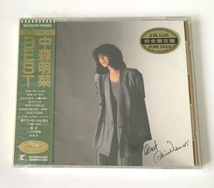 【未開封新品】中森明菜 BEST ベスト 初回完全限定盤ゴールドCD 廃盤希少品