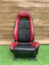 RX-7 GF-FD3S タイプRS MAZDASPEED スピード 美RX-7 FD3S助手席（レール付き） Genuine Seat （black-red）希少 レア _画像1