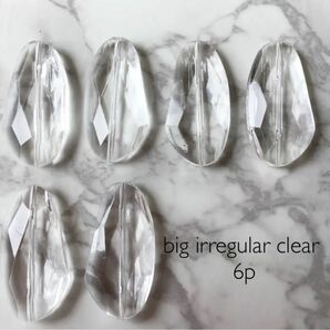 big irregular clear