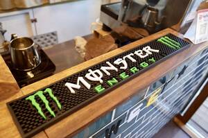 新品　MONSTER ENERGY モンスターエナジー　BAR MAT バーマット　店舗　ラバーマット　お酒　カウンター　インテリア　アメリカ