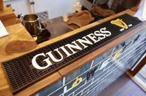 新品　Guinnes ギネスビール　BAR MAT バーマット　店舗　ラバーマット　お酒　カウンター　インテリア　アメリカ