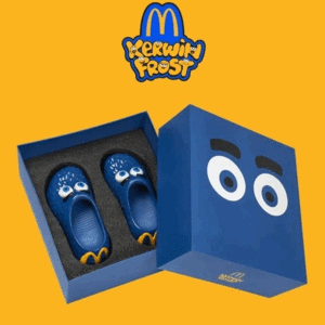 Новый McDonald's Kerwin Frost McDonald's Fry Guy Shoes US7 25 см Carwin Frost Rare Nugget