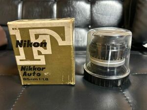 1円～ Nikon ニコン NIKKOR-H.C Auto 1:1.8 f=85mm 箱あり ケース付き レンズ