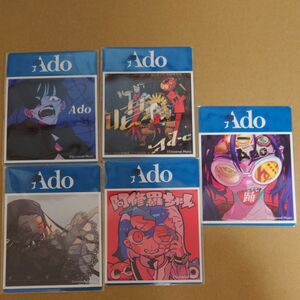 Ado ジャケット写真ステッカー　景品　全5種類